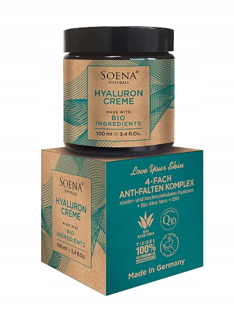 Soena Naturals Hyaluronový krém s kyselinou hyaluronovou 100 ml