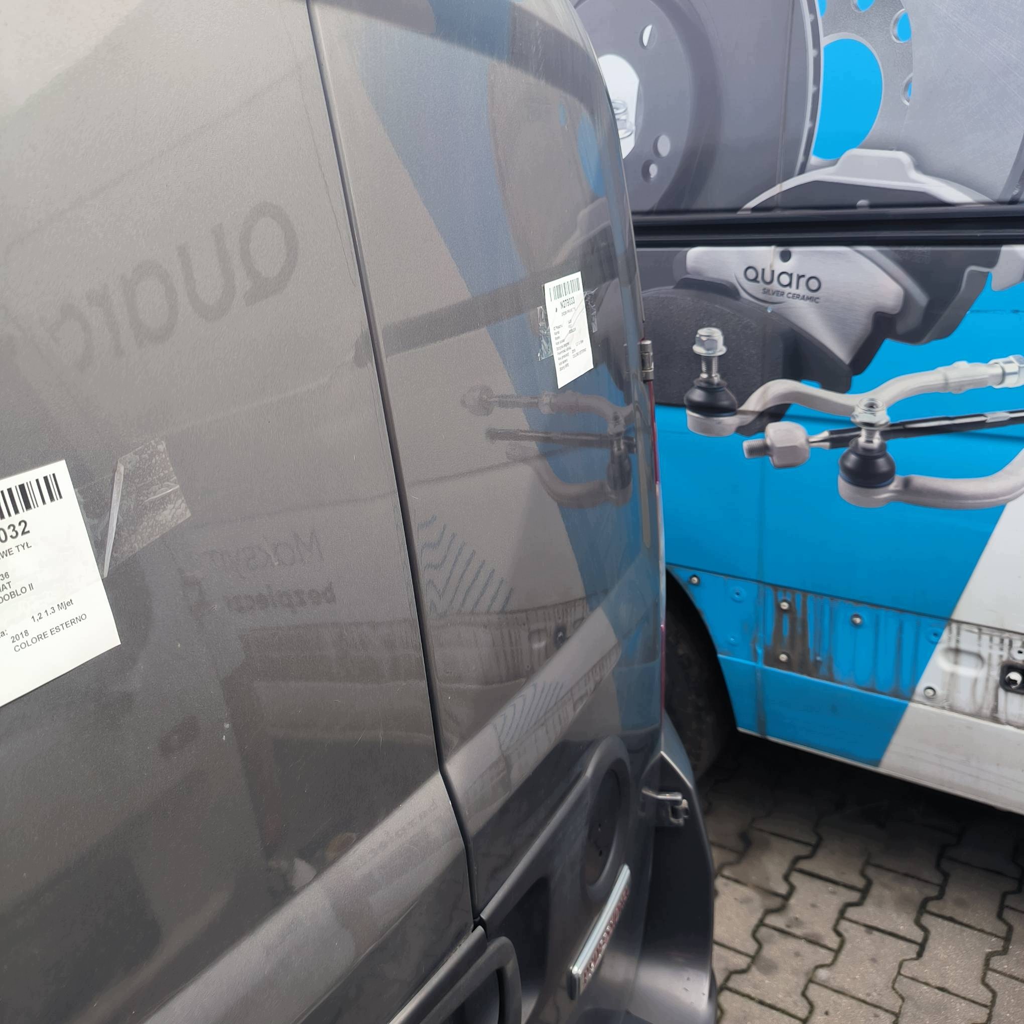 Tür rechts heck COLORE ESTERNO FIAT DOBLO II