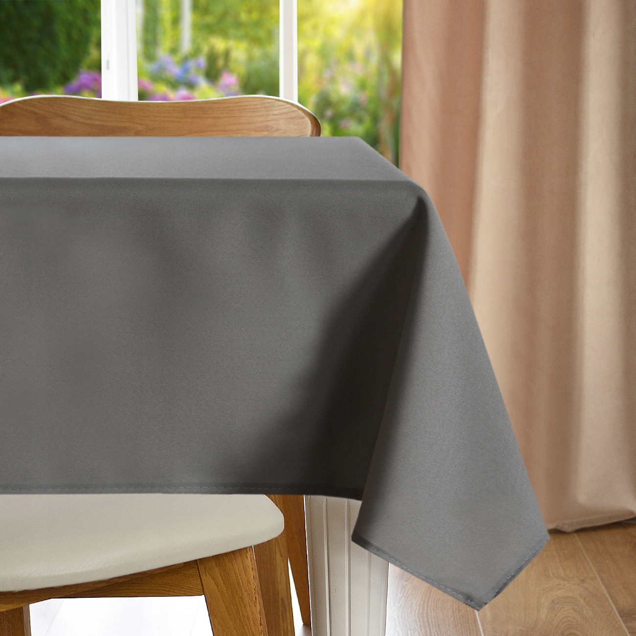 OBRUS MATOWY GŁADKI 140x220 GRUBY BIEŻNIK NA STÓŁ Długość 220 cm