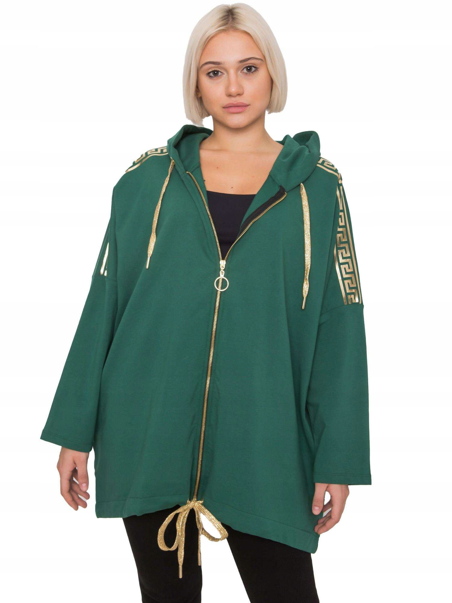 

Rozpinana Bluza Damska z kapturem suwak L/XL