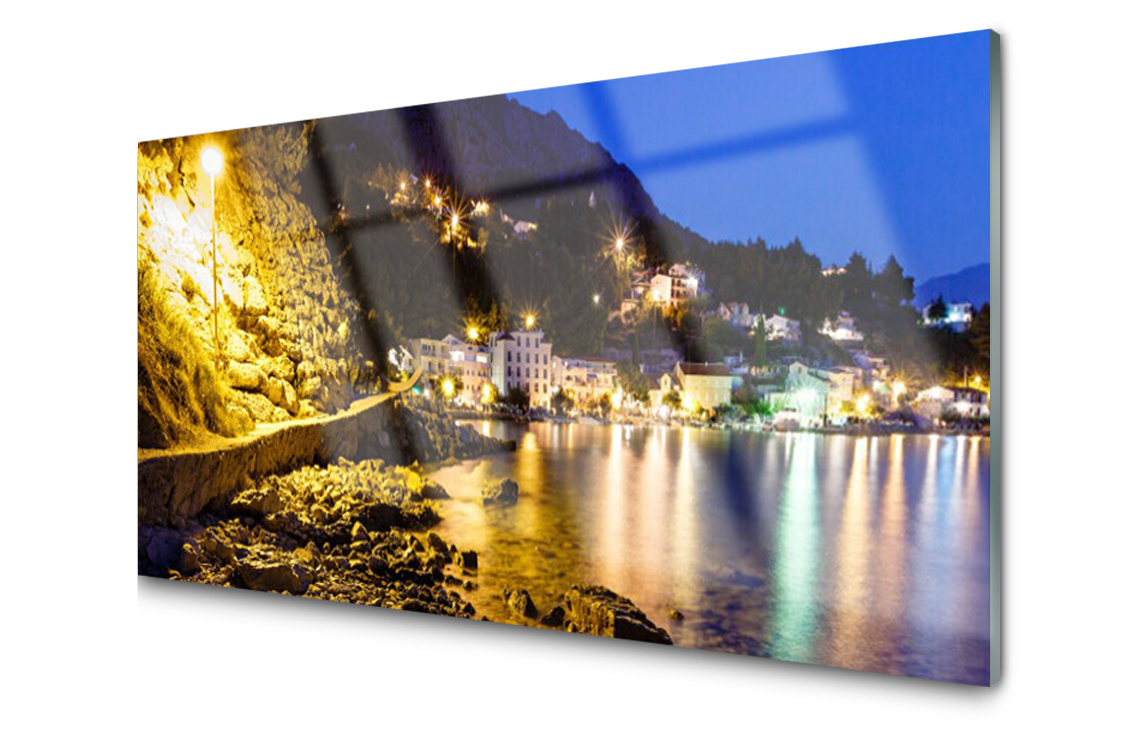 

Panel szklany dekoracyjny Góra Plaża 100x50