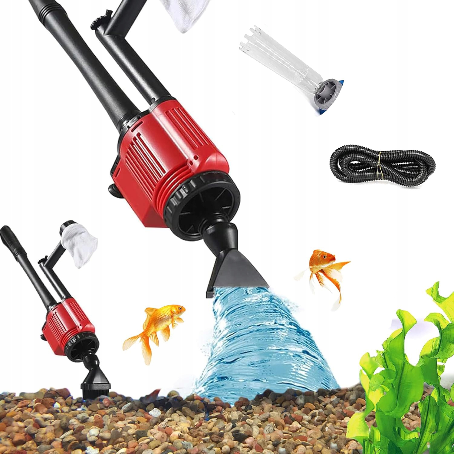 Levně 6 V 1 Elektrický Vysavač Do Akvária 28 W 220 V 1800 L/h Pro Výměnu Vody