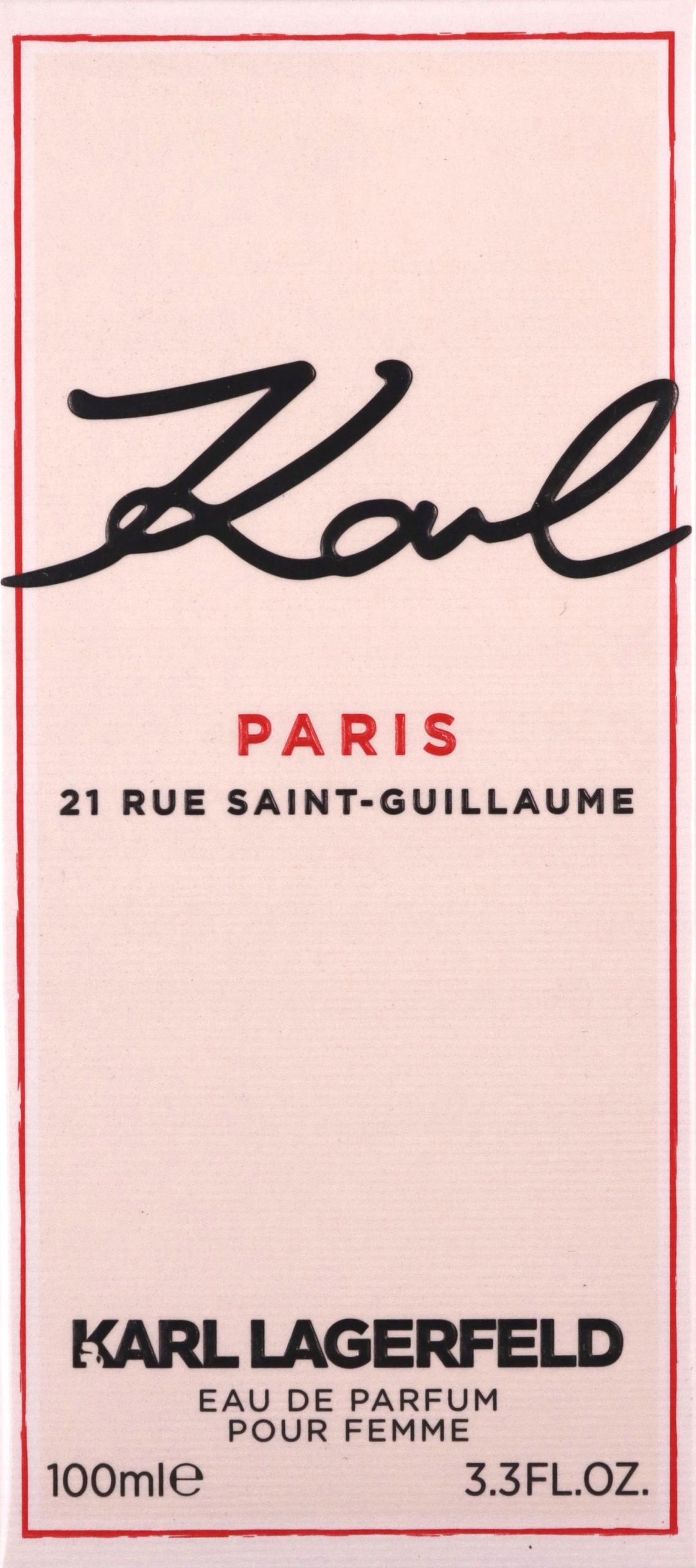 Karl Lagerfeld Paris 21 Rue Saint-guillaume Parfémovaná Voda Objem: 10