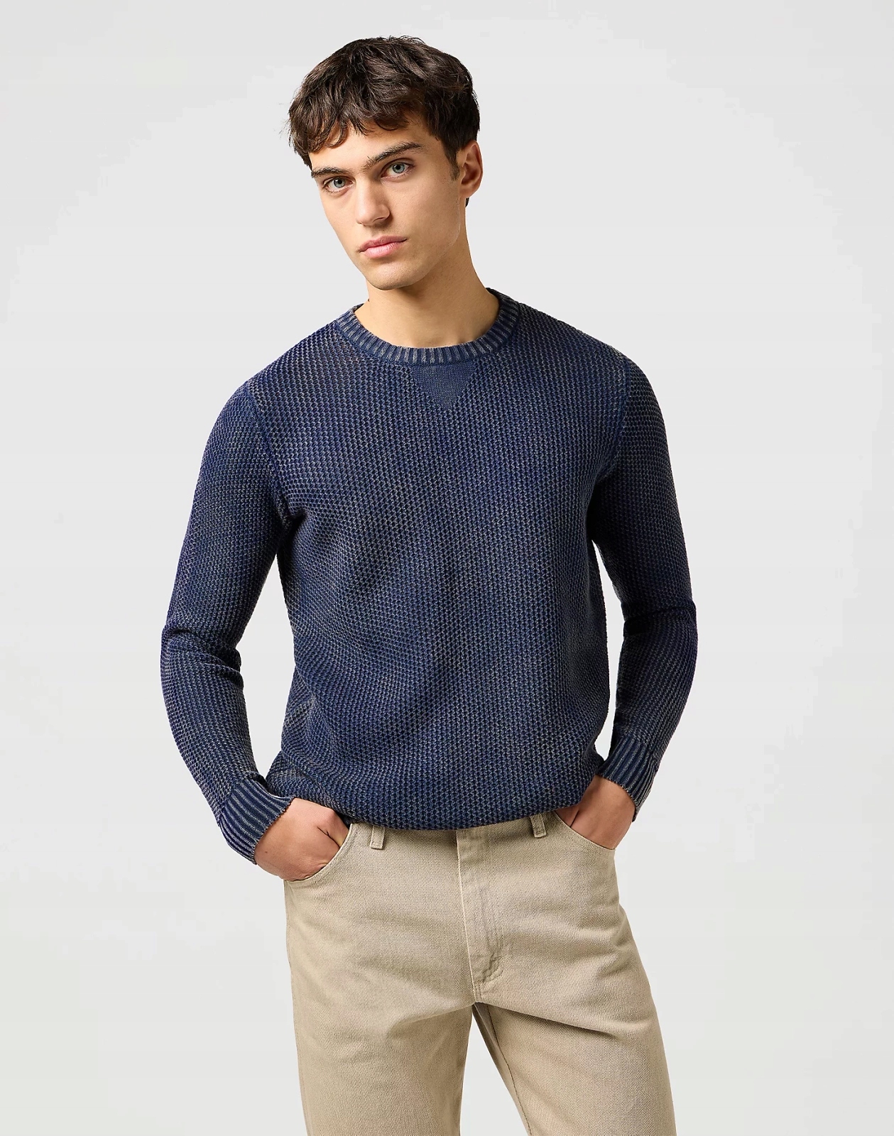 Pánský svetr Wrangler Crewneck Sweater Navy 112364288 M