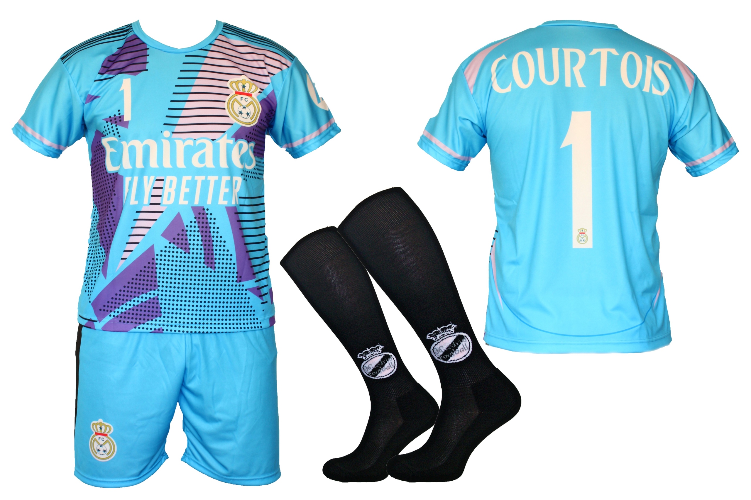 Courtois komplet sportowy strój piłkarski Bg 164