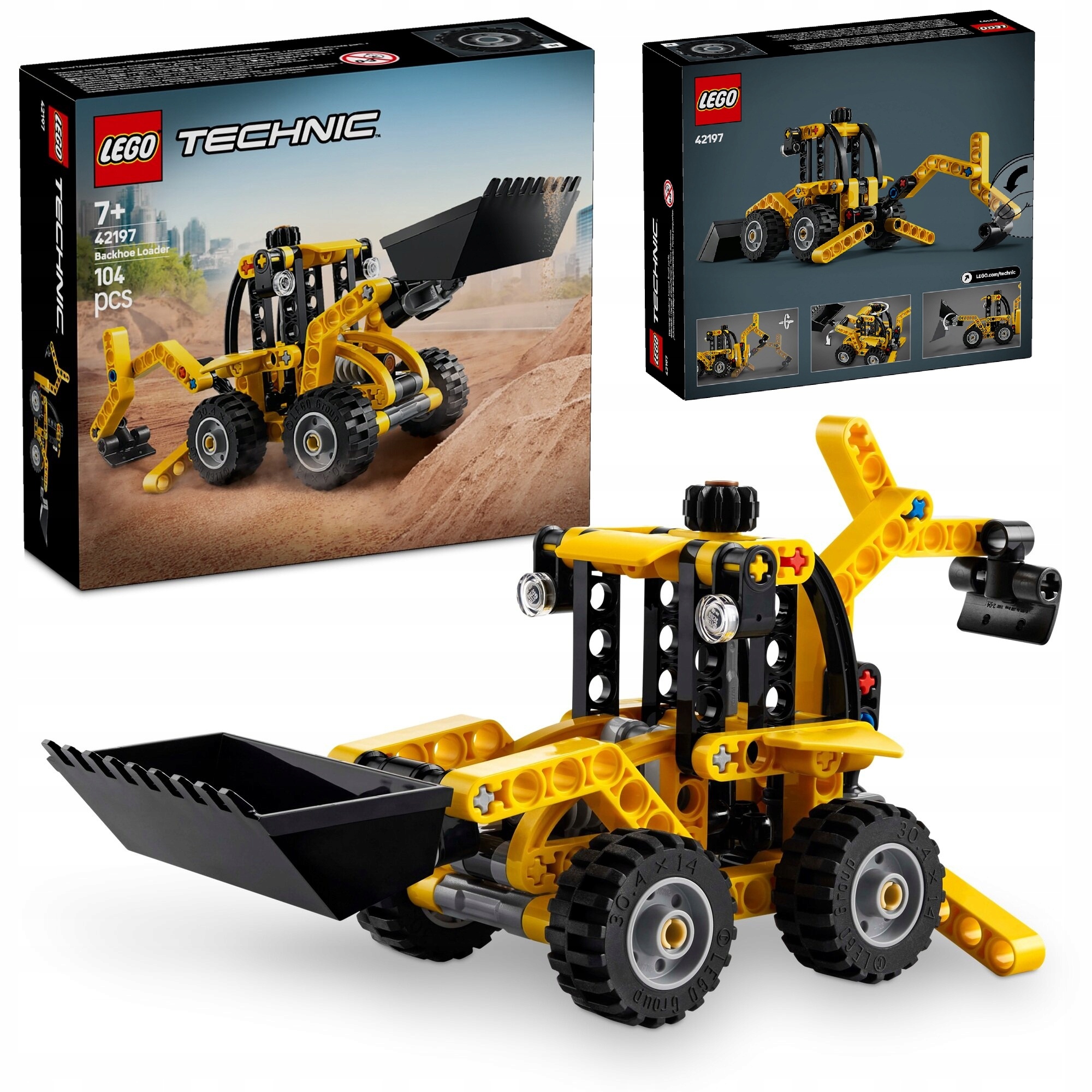 LEGO Technic 42197 Koparko-ładowarka + KATALOG LEGO PDF