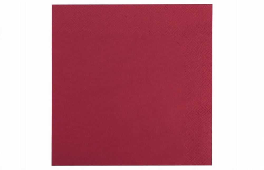 

Serwetki papierowe 33x33 cm 20 sztuk bordowe