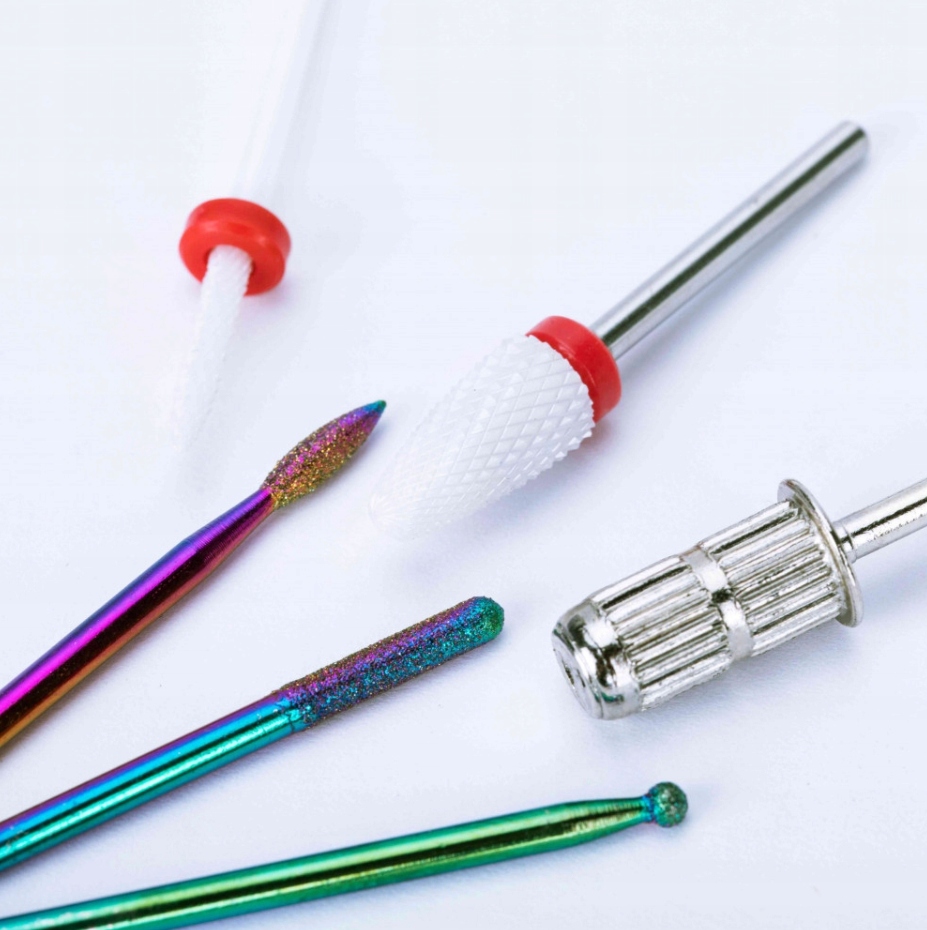 FREZARKA DO PAZNOKCI MANICURE PEDICURE 65W PROFESJONALNA + ZESTAW FREZÓW Zasilanie sieciowe