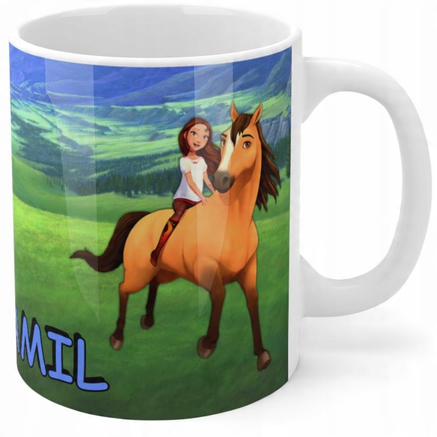 

Kubek imię Spirit Mustang doliny, Duch Wolności
