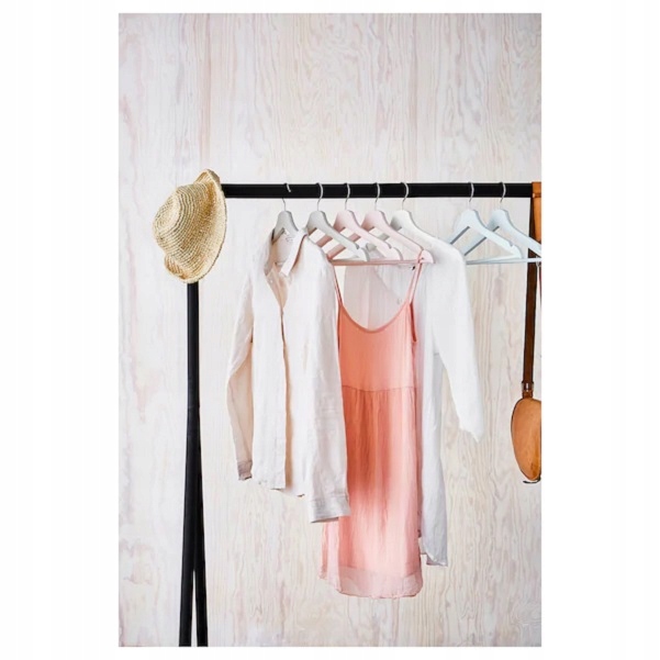 IKEA BUMERANG Wieszak, biały Głębokość mebla 2 cm