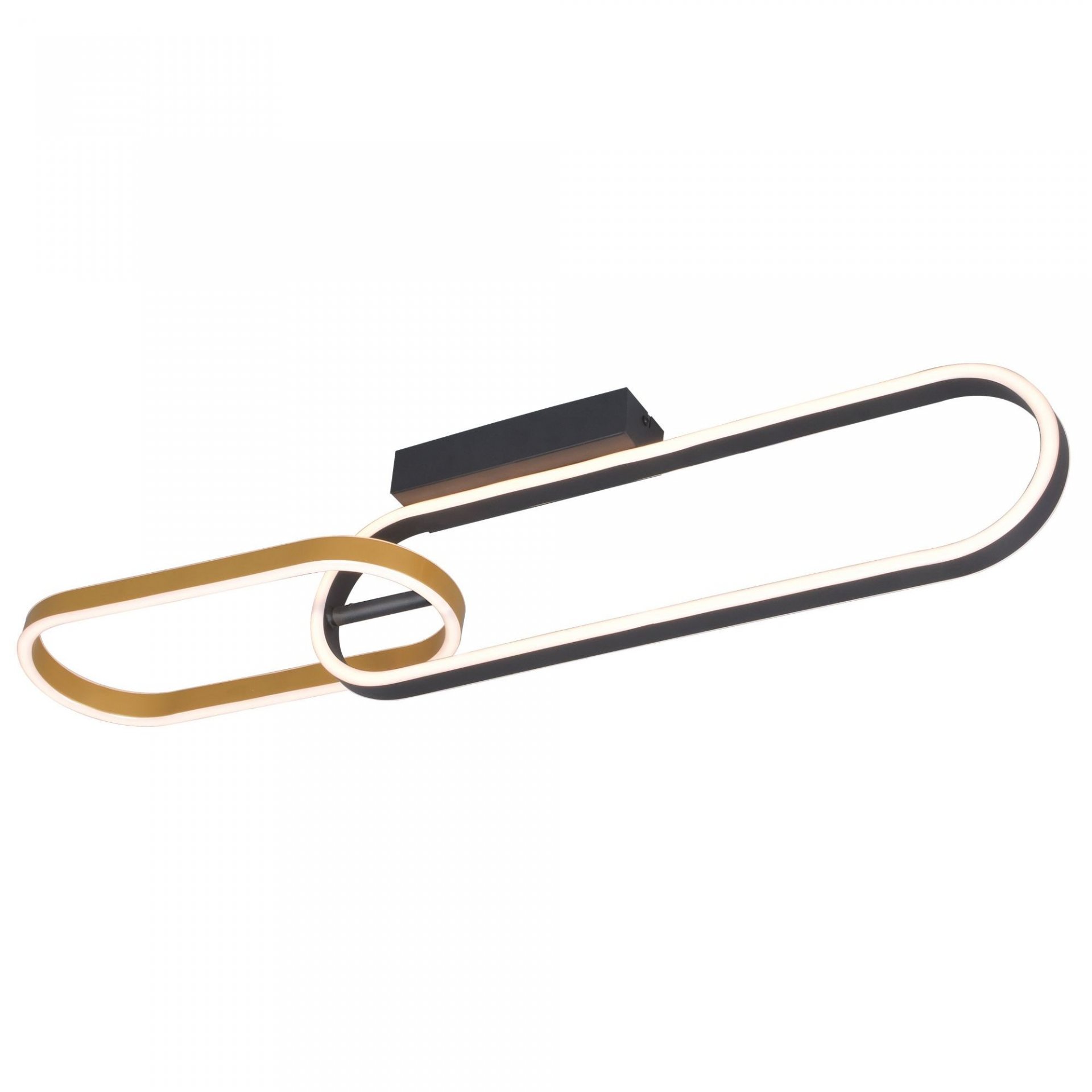 Geometrické osvetlenie pre komerčné priestory zlaté čierne Ravon 24W