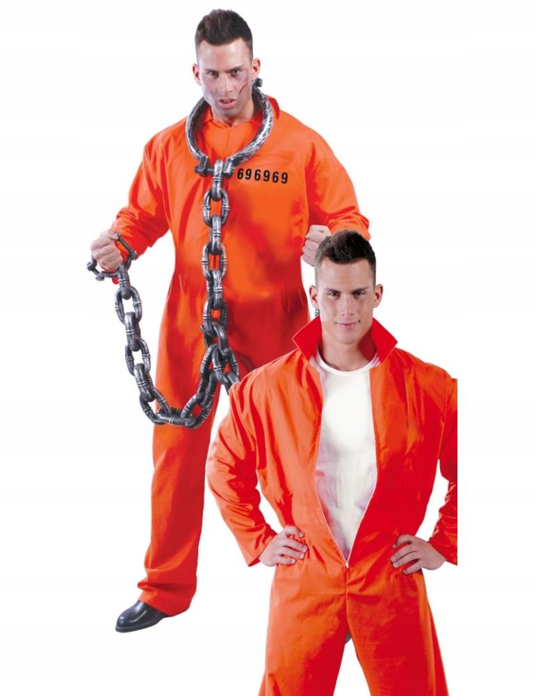 Kostým Americký vězeň oranžový, vel L