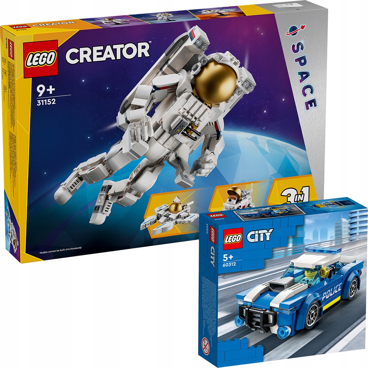 2X Klocki LEGO Creator 3 w 1 Astronauta 31152