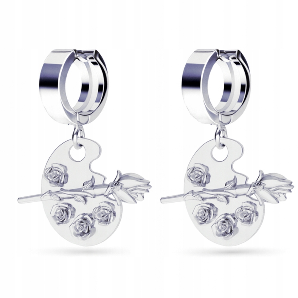 Stříbrné náušnice Frida Kahlo Rose Colour Palette stříbro 925