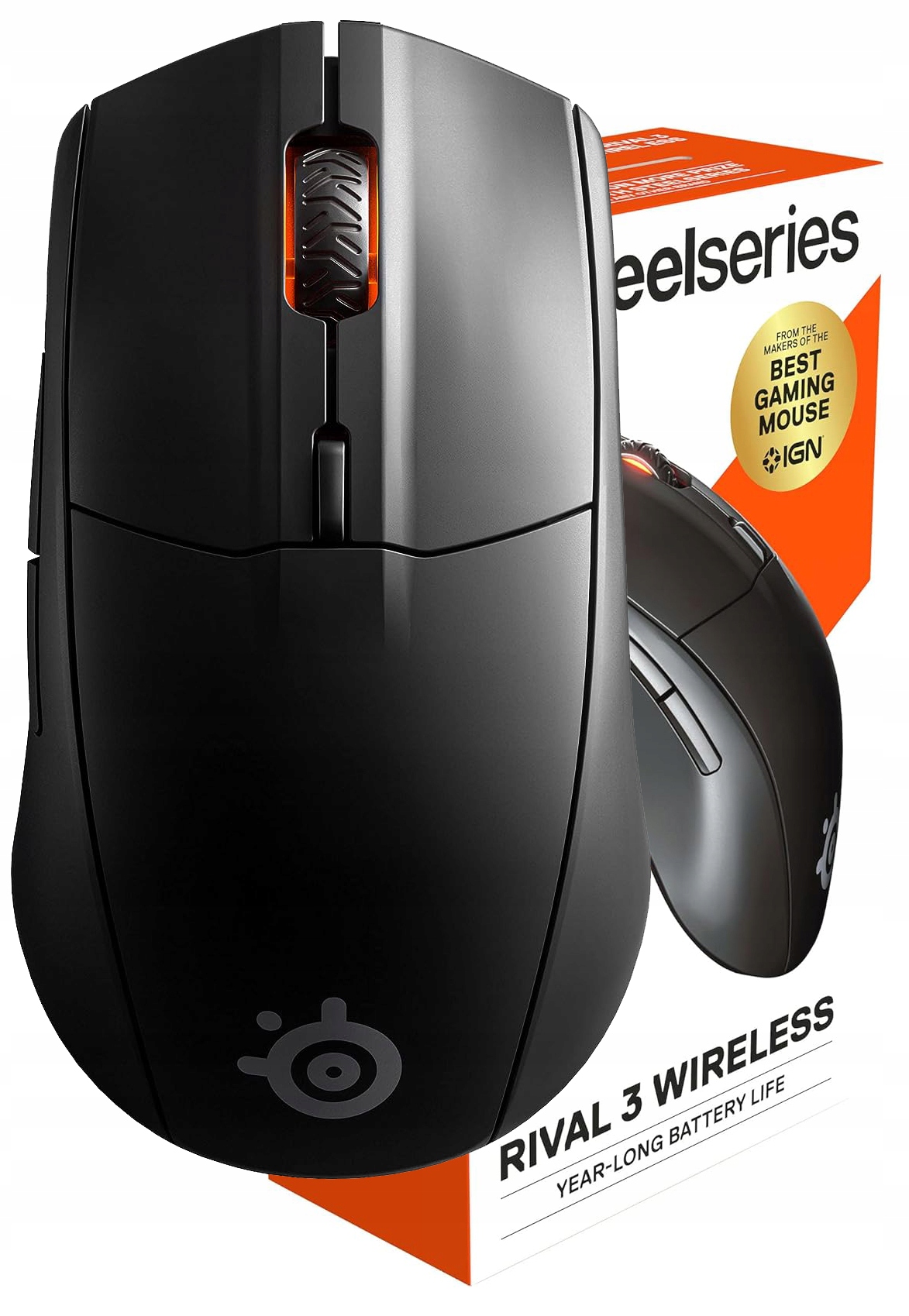 Myš Bezdrátová Myš Steelseries Rival 3 Wireless S Rgb Podsvícením