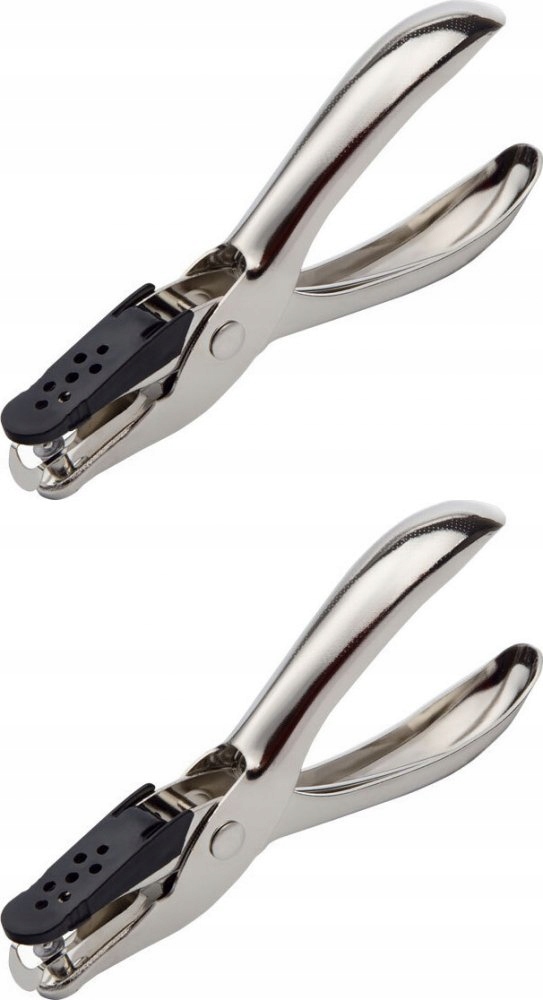 Dziurkacz jednootworowy Eagle 9201P srebrny x2