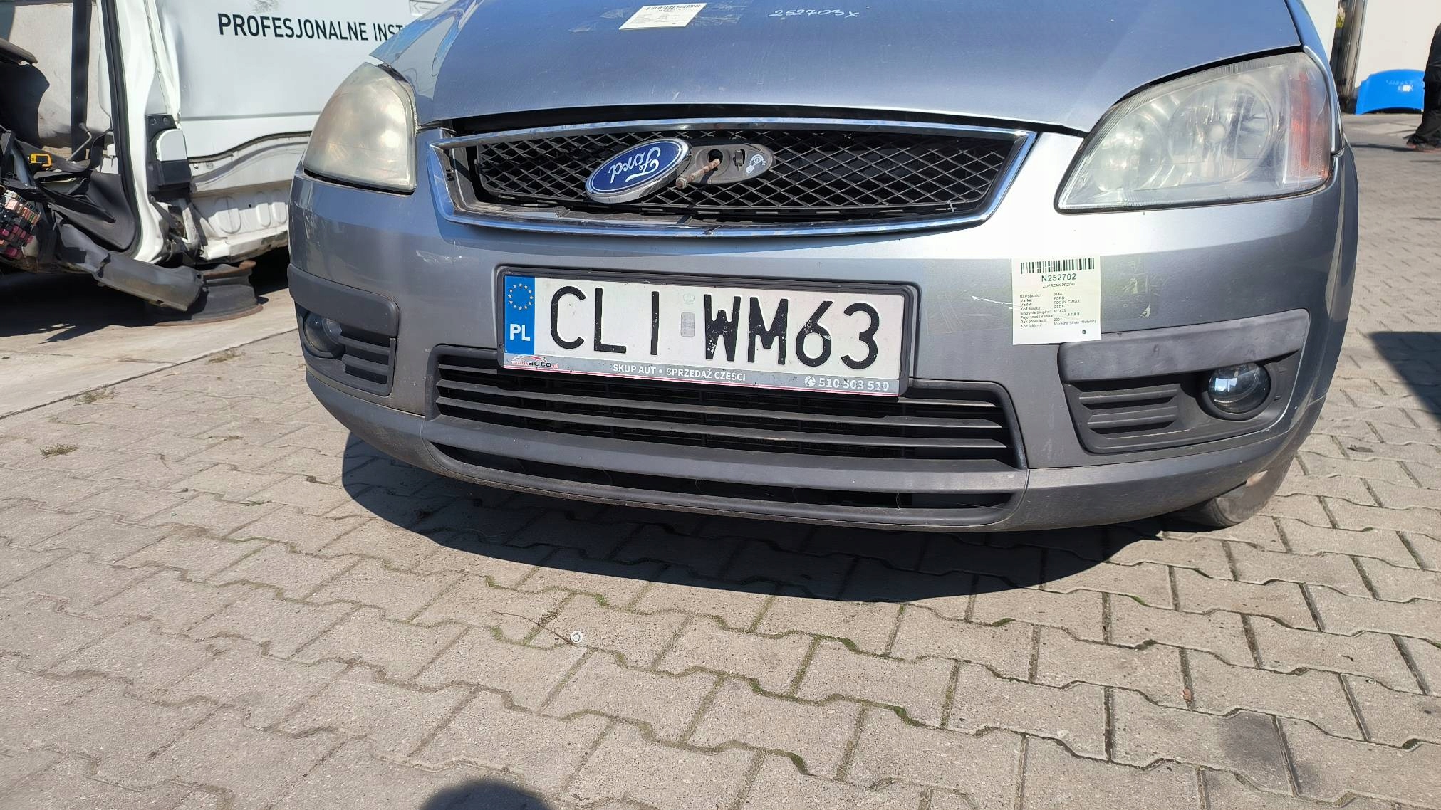 Stoßstange vorne MACHINE SILVER FORD FOCUS C-MAX MK1