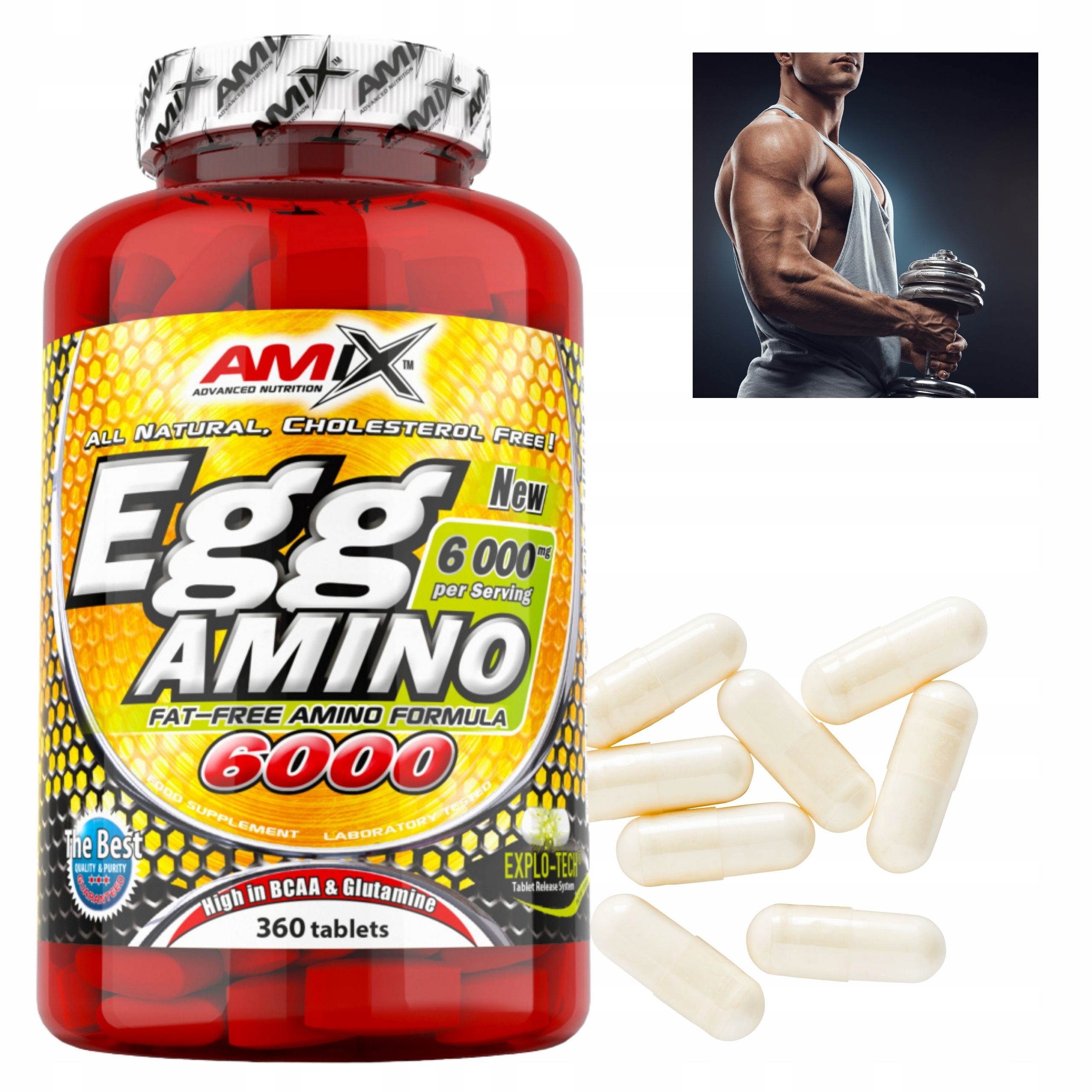 Aminokyseliny Bcaa Eaa Leucin Kapsle Glycin Arginin Glutamin Tryptofan