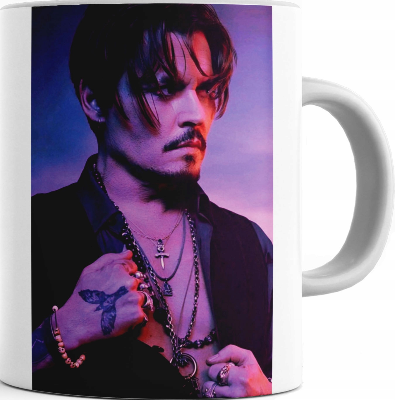 

Kubek Biały Johnny Depp 10