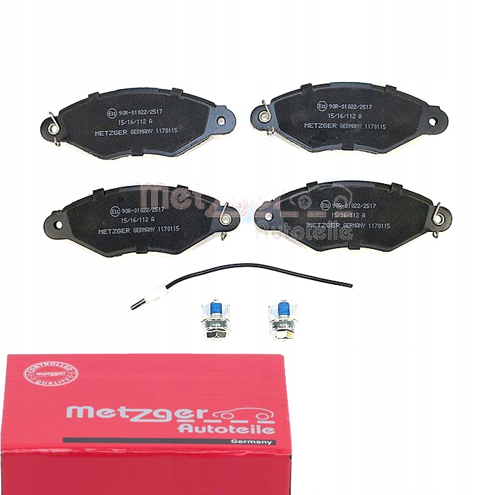 METZGER КОЛОДКИ ГАЛЬМІВНЕ 1170115