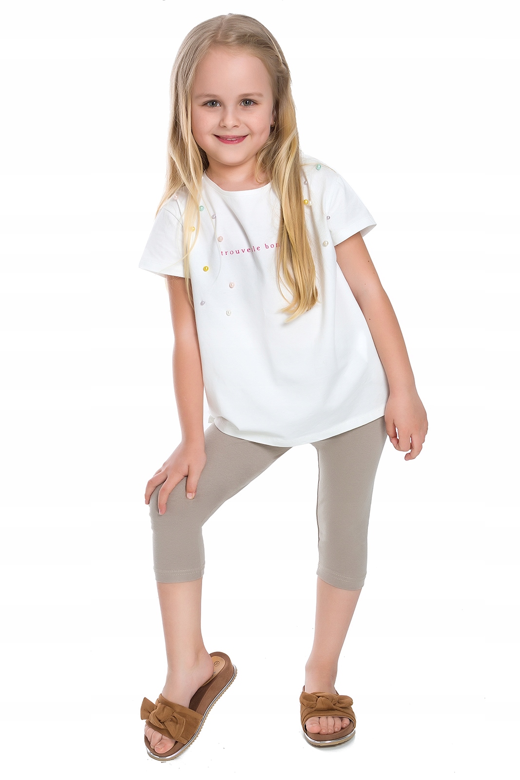 

Dziecięce Getry 3/4 Bawełna Przed Kolano Gumka