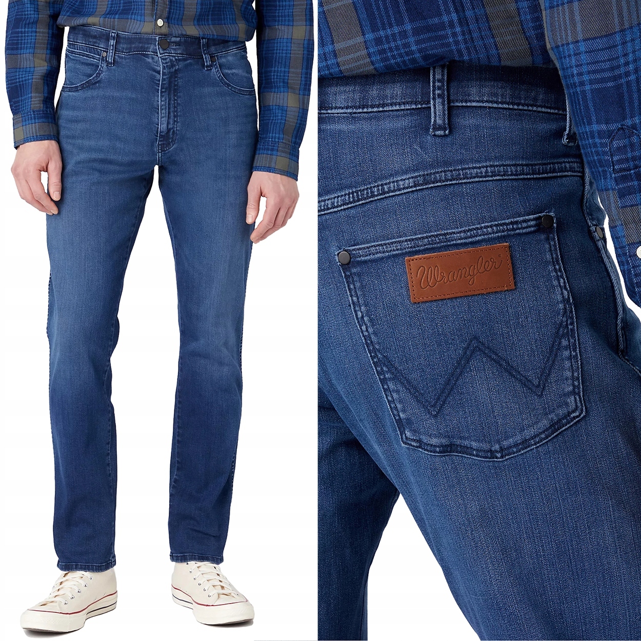 Wrangler River Regular Free To Stretch Apollo džínové kalhoty W31 L32