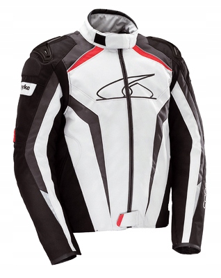 Nepremokavá Motocyklová Bunda Spyke Corsa Wp Gt Biela 50