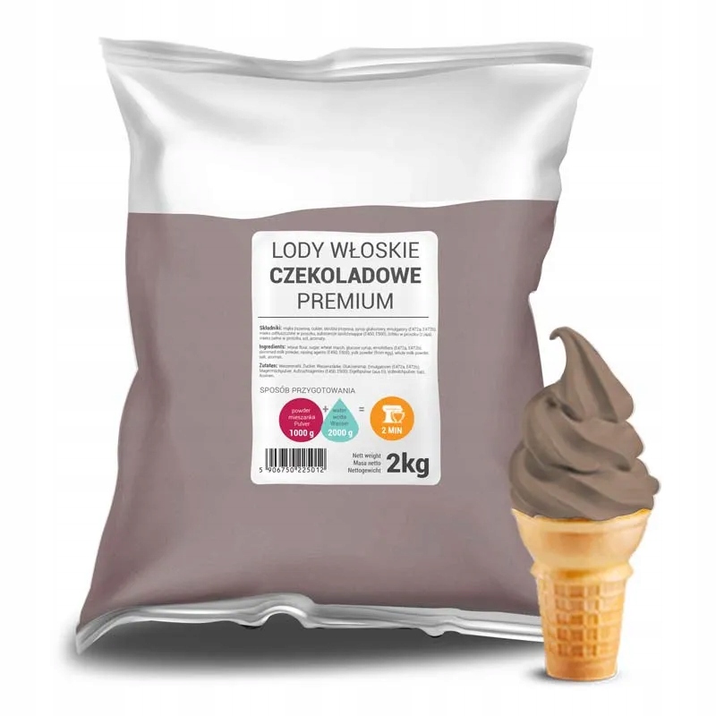 Levně Italská čokoládová zmrzlina Základ pro zmrzlinu Premium