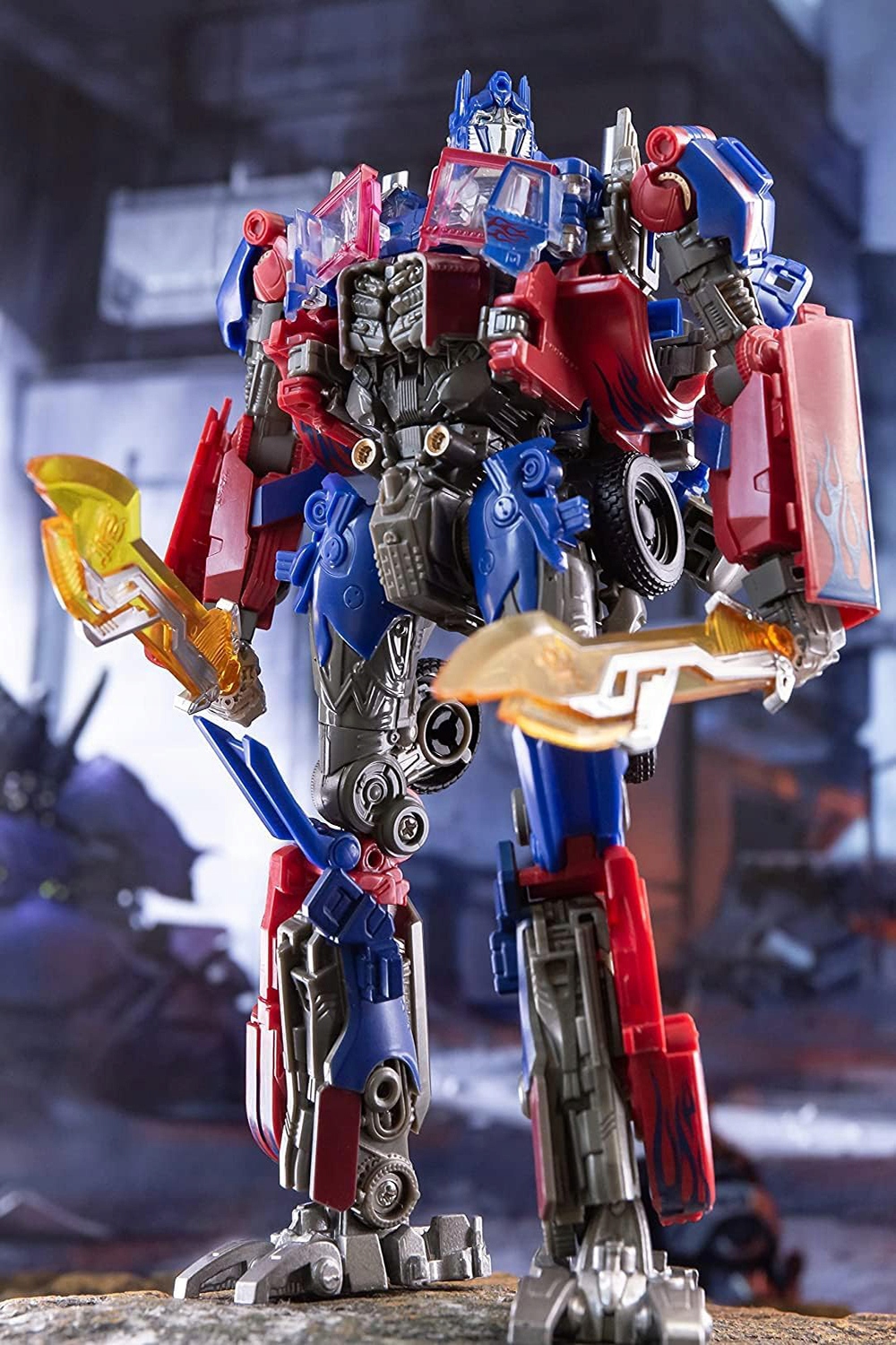 AUTO ROBOT OPTIMUS TRANSFORMERS PODWÓJNYM MIECZEM Rodzaj produktu figurka akcji