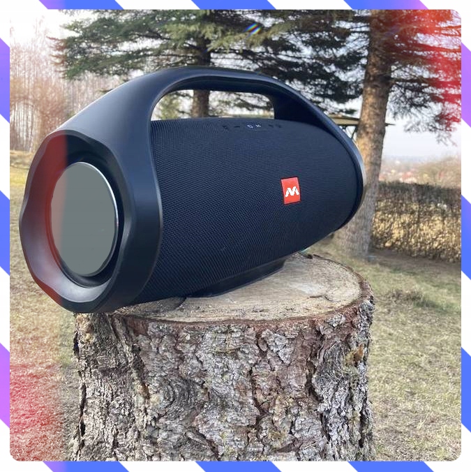 Głośnik Bluetooth BOOMBOX Mobilny USB RADIO LED MP3 Bezprzewodowy Przenośny Model ODTWARZACZ PRZENOŚNY BOOMBOX WODOODPORNY MEGA BASS