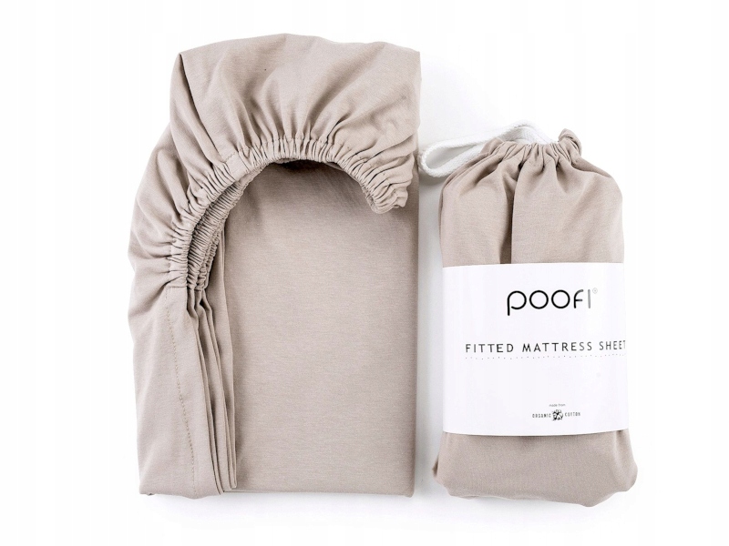 

Poofi Prześcieradło Bawełna Organiczna 60 x 120 CM