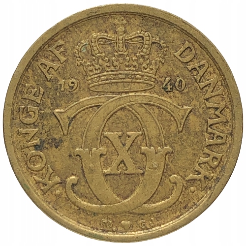 61267. Dania, 1/2 korony, 1940r.