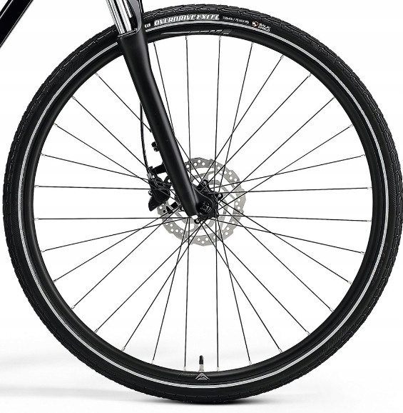 Merida Crossway 100 damski czarny 2024 Rozmiar ramy mniejsza