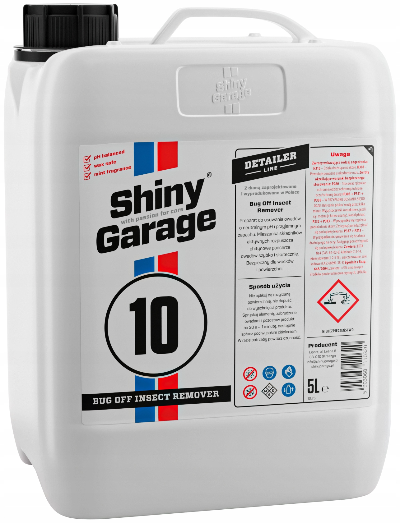Shiny Garage Bug Off Insect Remover 5L