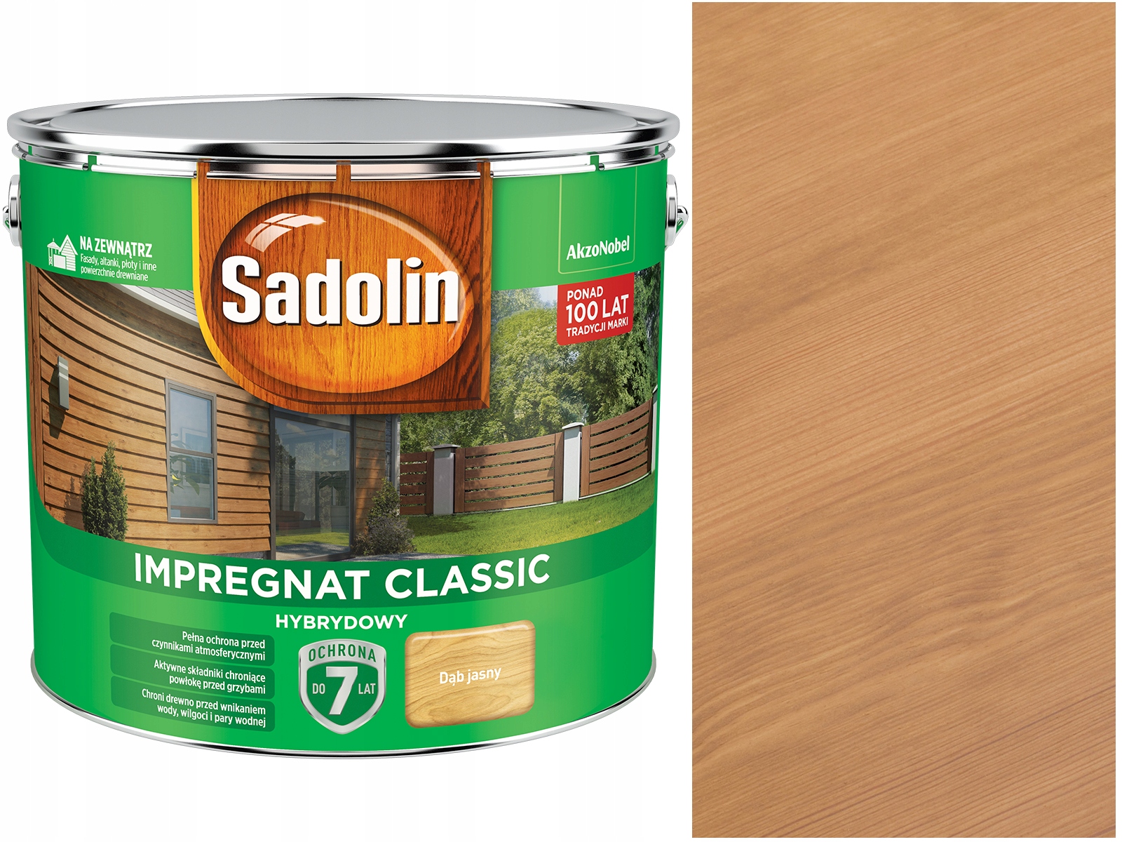Sadolin Classic Hybrydowy - Dąb Jasny 4,5L