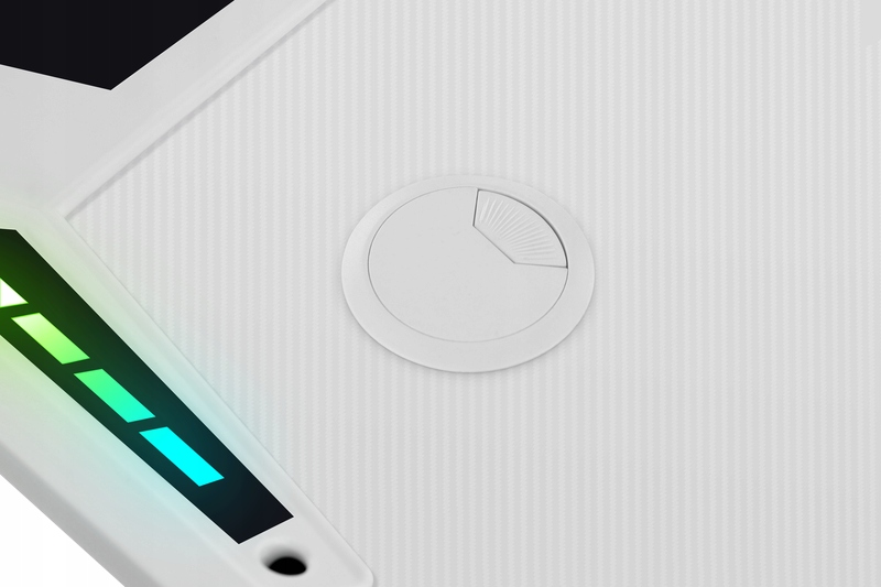 BIURKO DEFENDER INFINITY RGB BIAŁE GAMING — 14