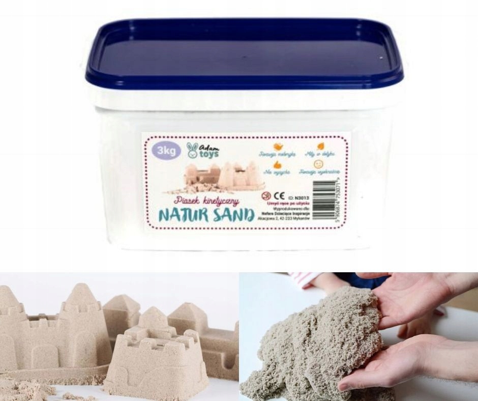 

NaturSand Piasek kinetyczny naturalny 3kg polski