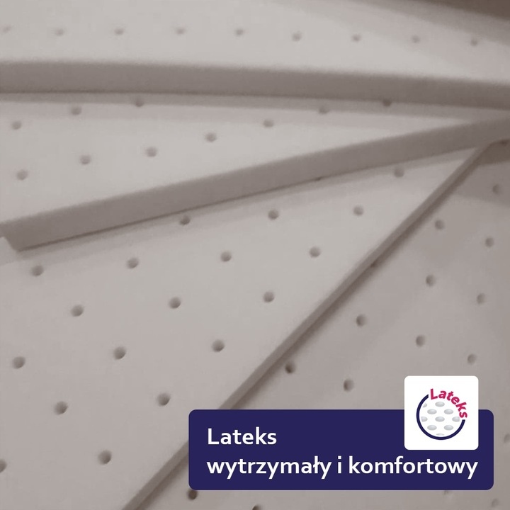 RUCKEN MATERAC DLA DZIECI STABIL PIANKA LATEKS 120X60 CM Marka RUCKEN