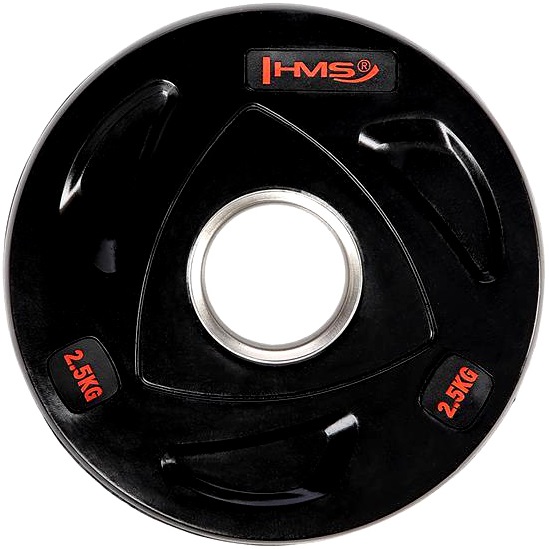 

Talerz Stalowy Gumowany Olimpijski 51mm 2,5KG Hms