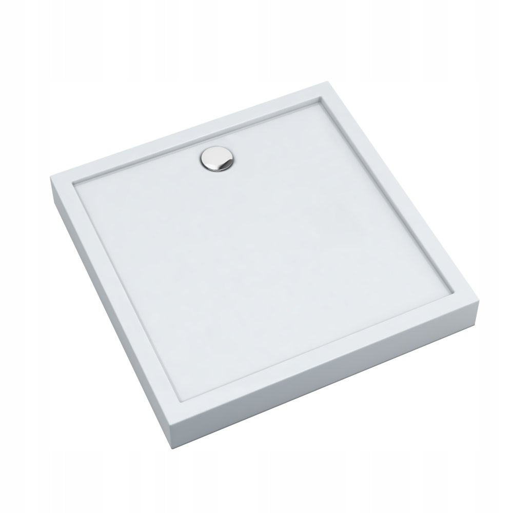 Čtvercová kompaktní sprchová vanička Schedline Cameron 100x100 bílá hladká