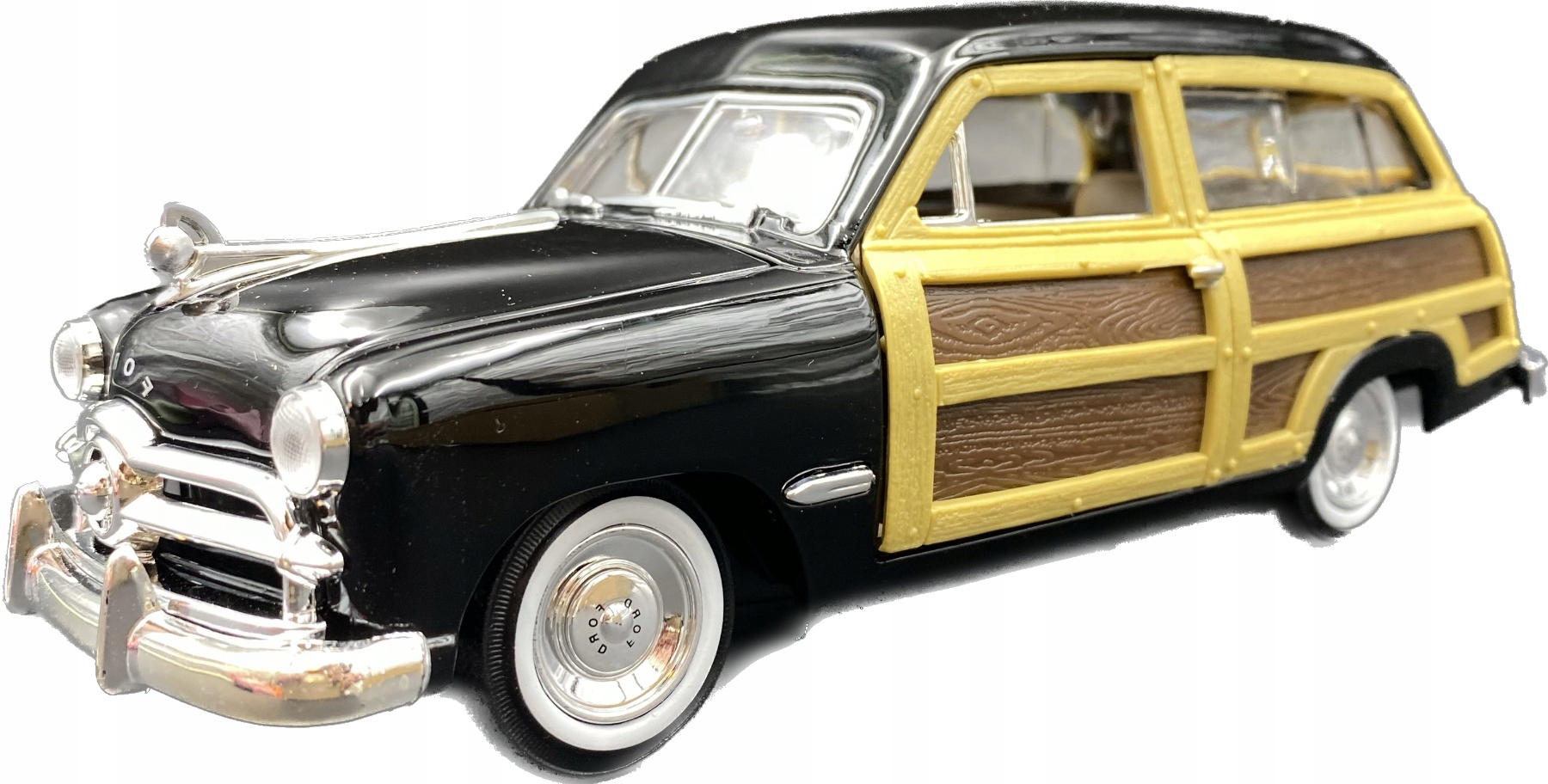 Ford Woody Wagon black 1949 1:24 Motormax 73260