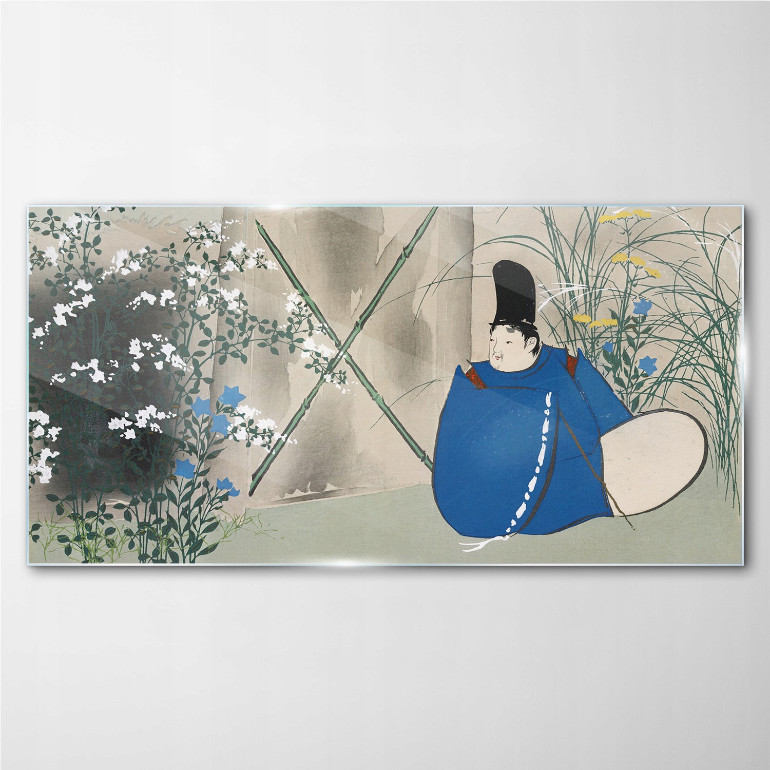 

Obraz szklany na ścianę Kwiaty drzewo 100x50 cm