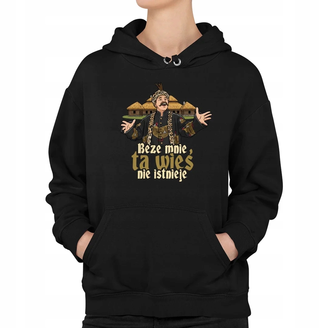 Beze mě by tato vesnice neexistovala. Dámská Mikina Jako Dárek pro fanoušky roku 1670.