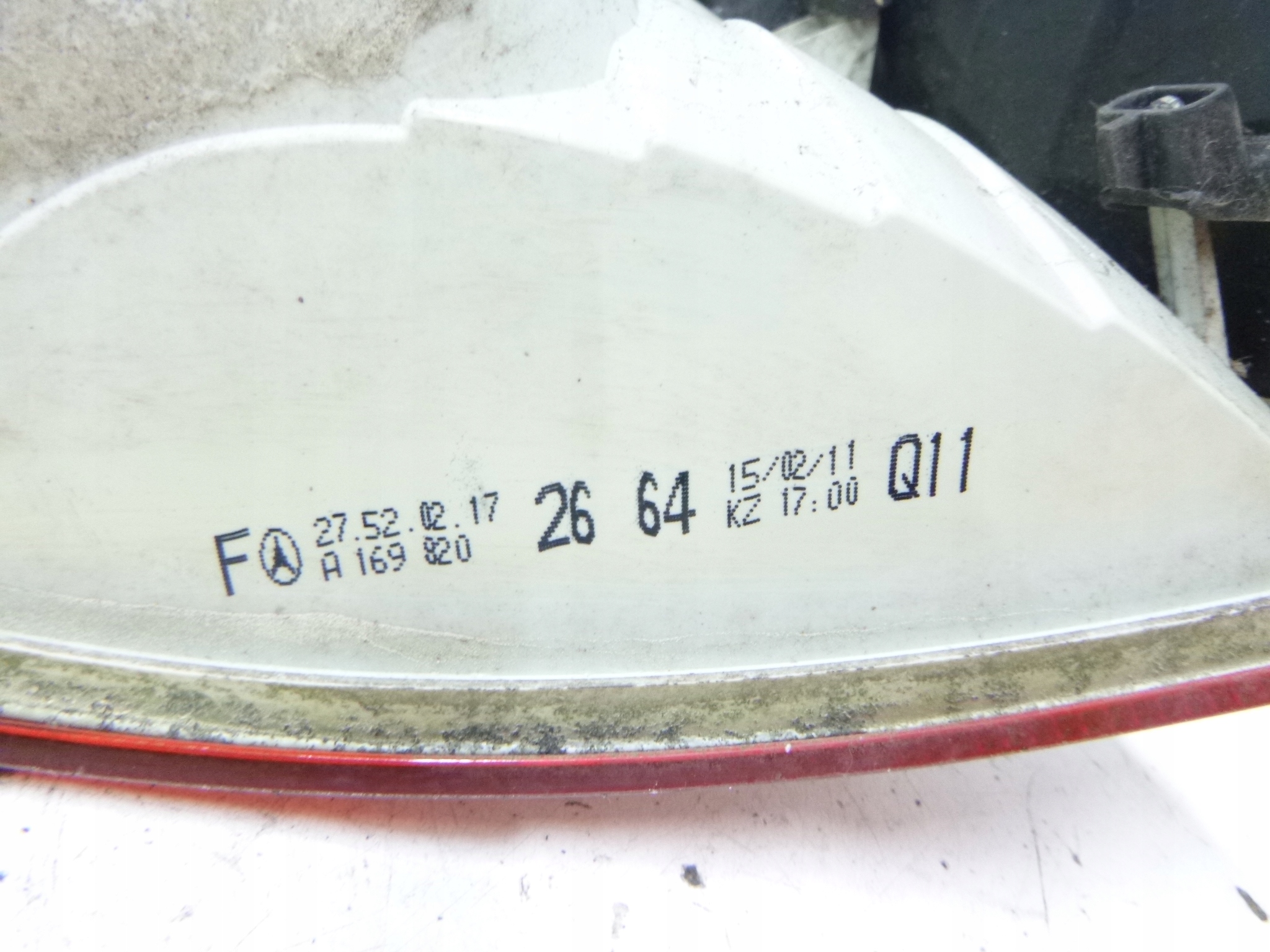 light rear right Mercedes W245 2009r. A1698202664