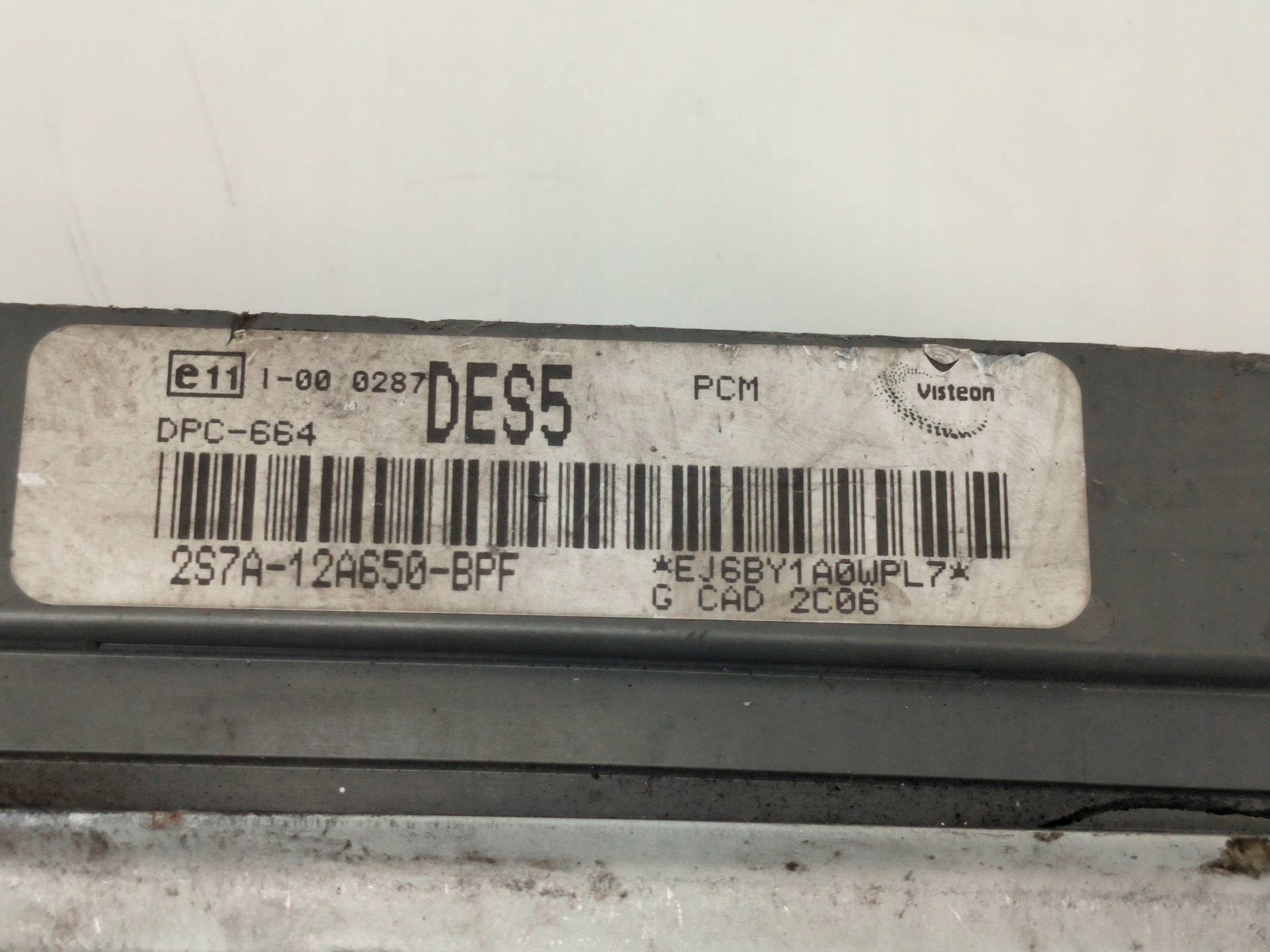 Computer 2S7A-12A650-BPF 2.0 TDCI FORD MONDEO MK3