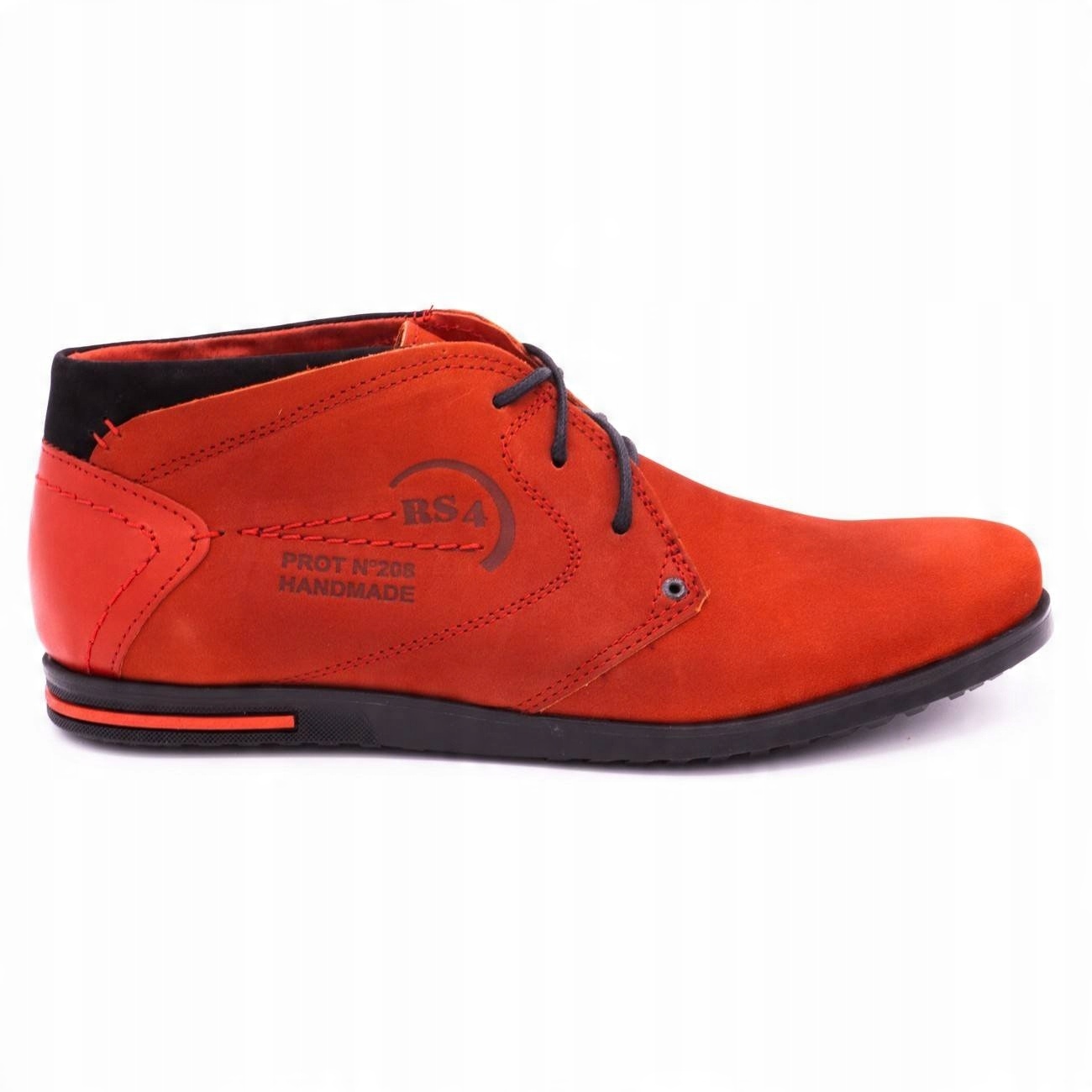 

Buty męskie skórzane C37SW czerwone 40