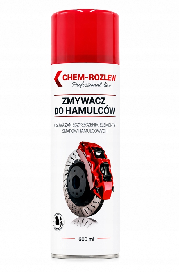 Zmywacz do hamulców 600ml Chem-rozlew Brake Cleaner Odtłuszczacz