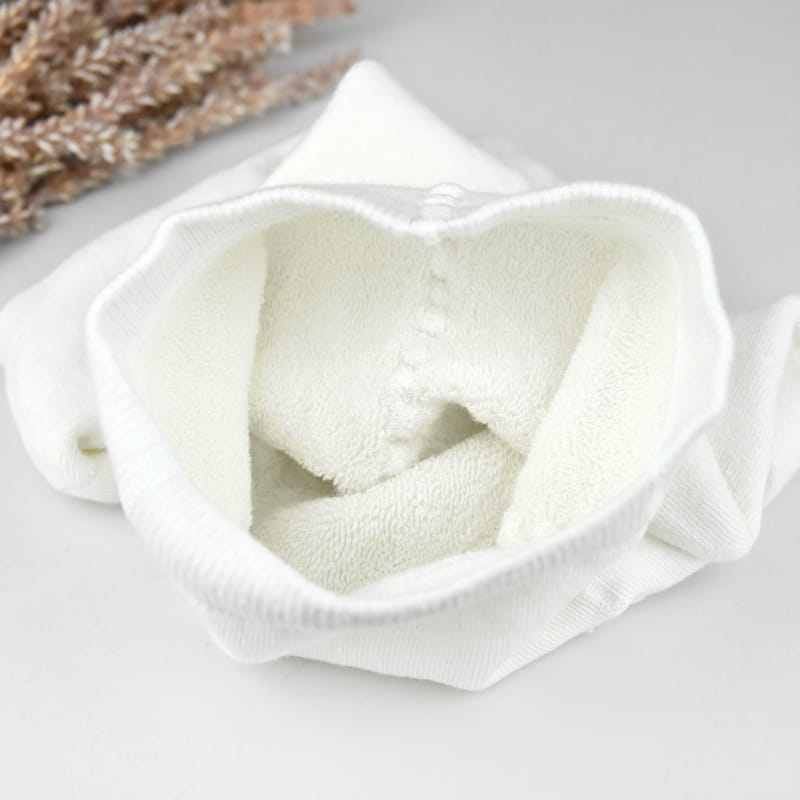 Ecru - rajtuzki rajstopy na zimę FROTTE 80 - 86 Kolor biały