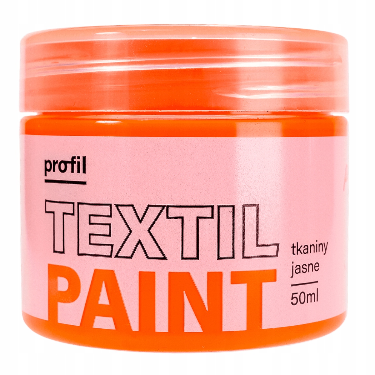 

Farba do tkanin jasnych Profil 50ml pomarańcz fluo