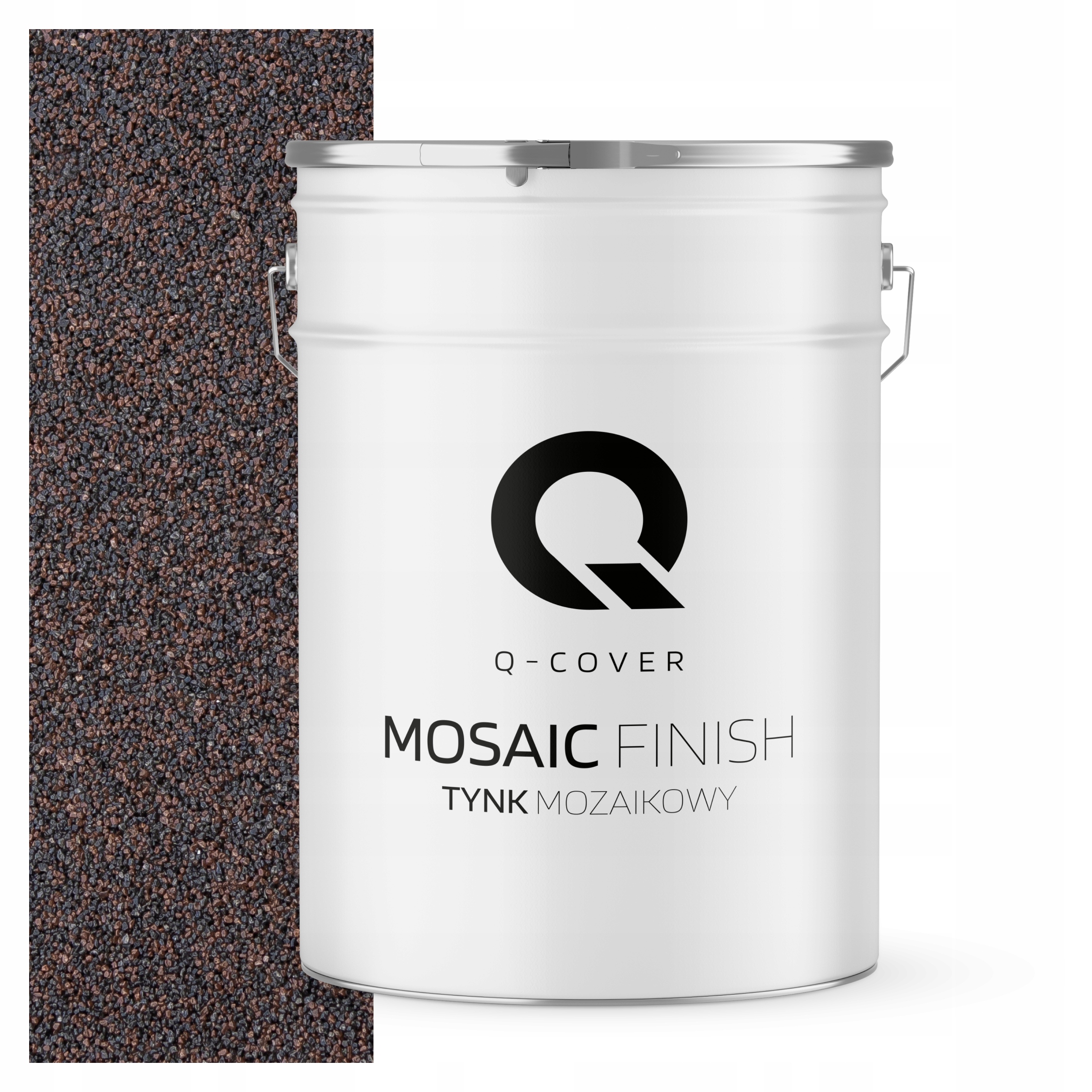 Dekorativní Mozaiková Omítka Trvanlivá 25 Kg Odolná, Hnědá Tmavá M83